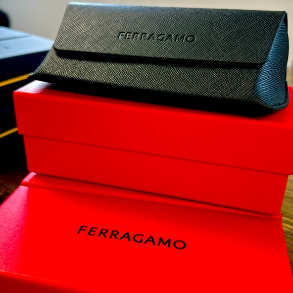 Ferragamo Eyeglass/Sunglass Case 
NWT -    Product in original box -  MBECstore - Picture 1 of 5